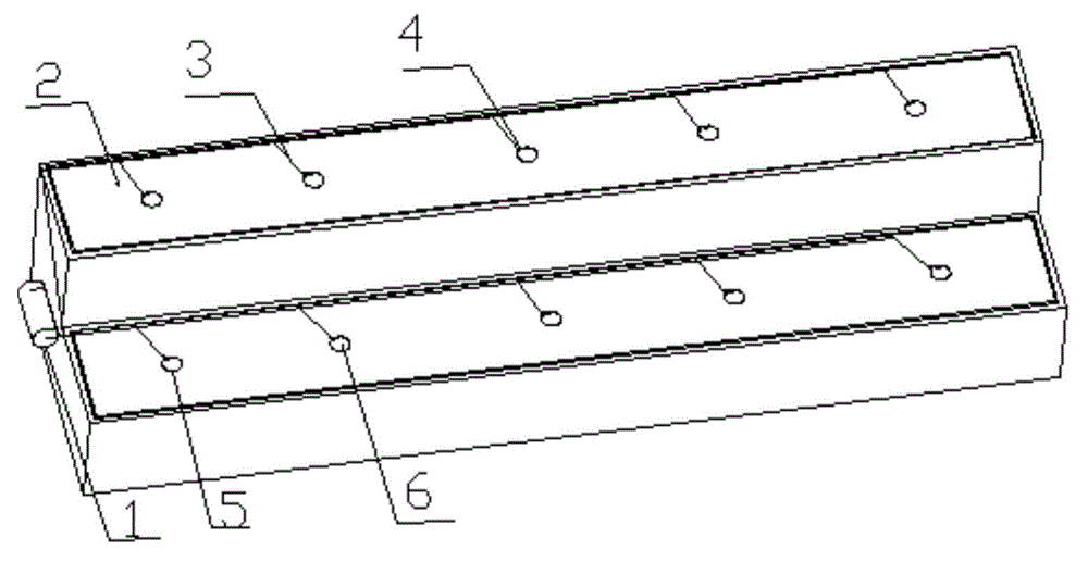 Step piezoelectric power generation device