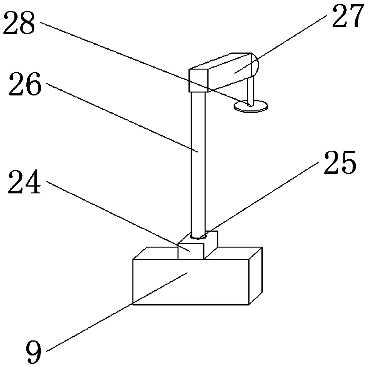 Intelligent sorting device for logistics transportation