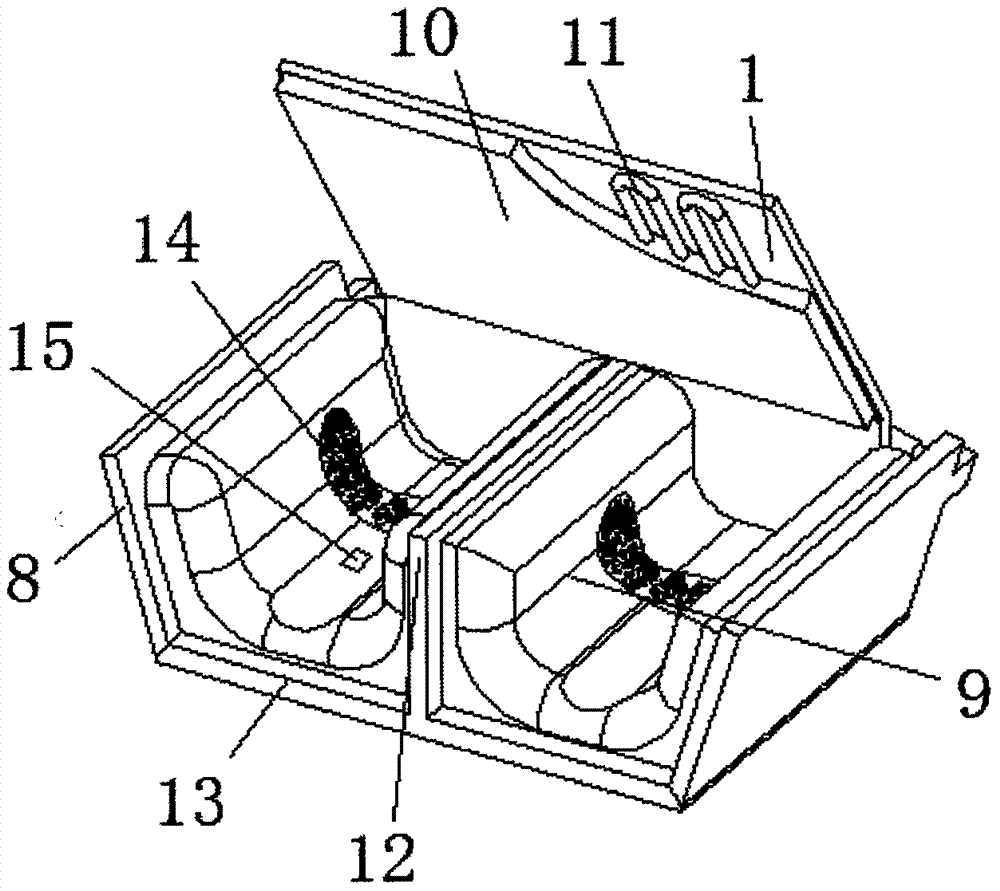 Protection frame which is placed on sickbed and is used for protecting feet of diabetic patient