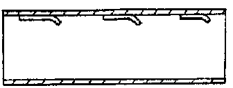 Material conveying pipe