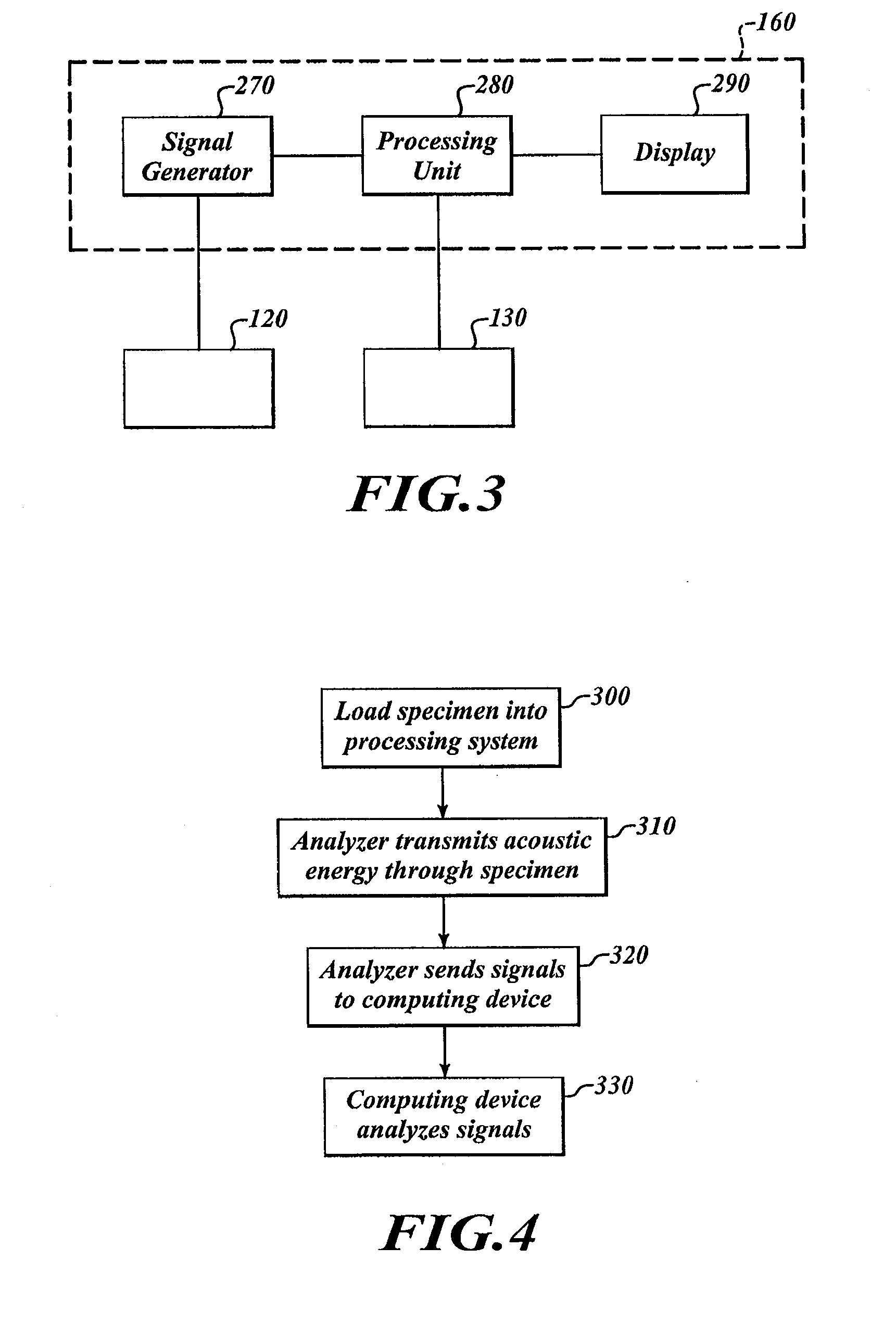 Processing system for processing specimens using acoustic energy