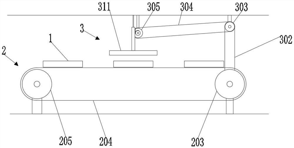 Sealing ring size rechecking device with removing function