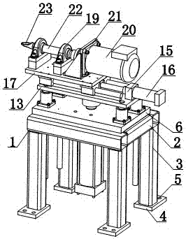 Rotary cutting control type wood drilling machine