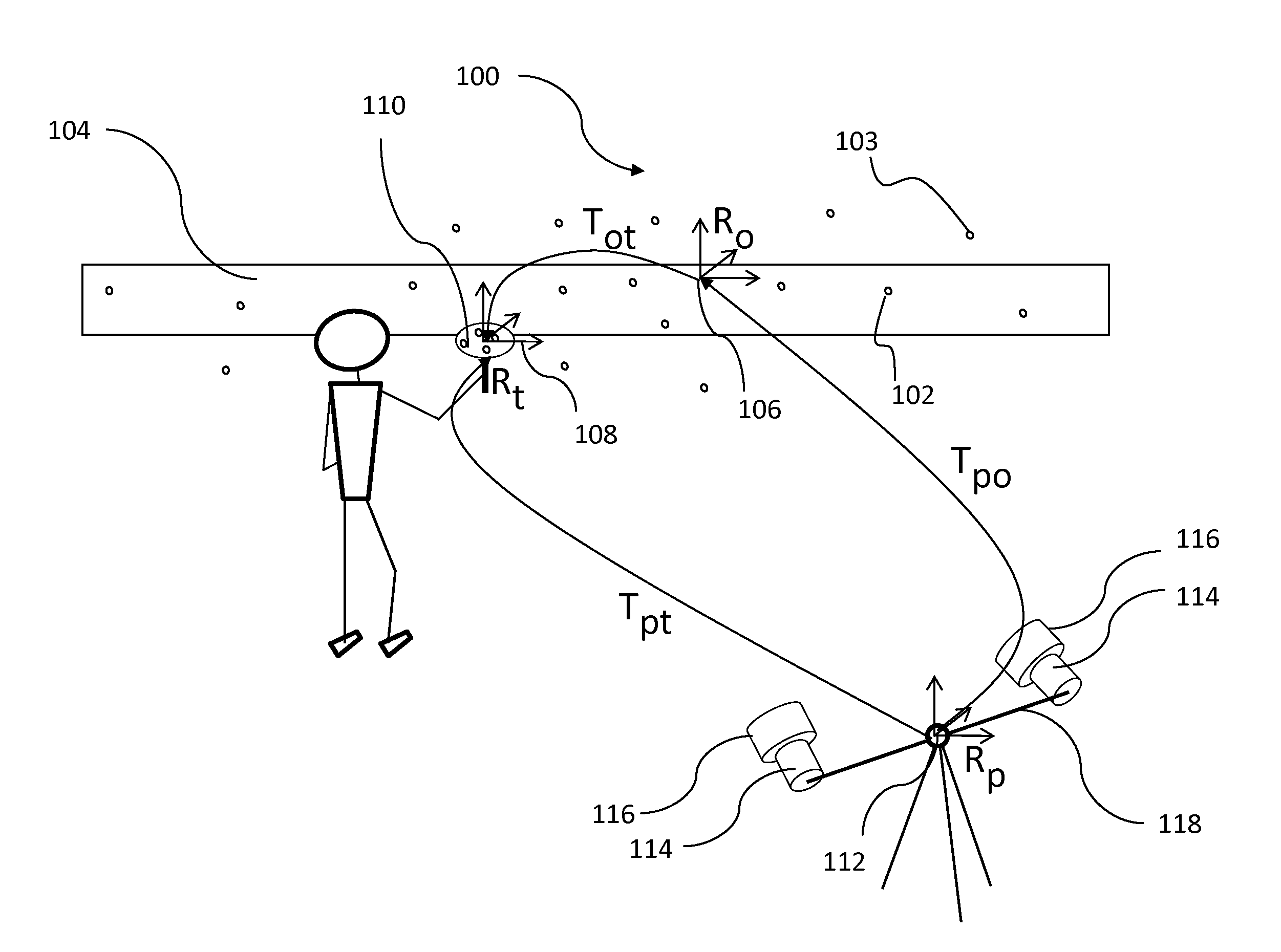 Object inspection with referenced volumetric analysis sensor