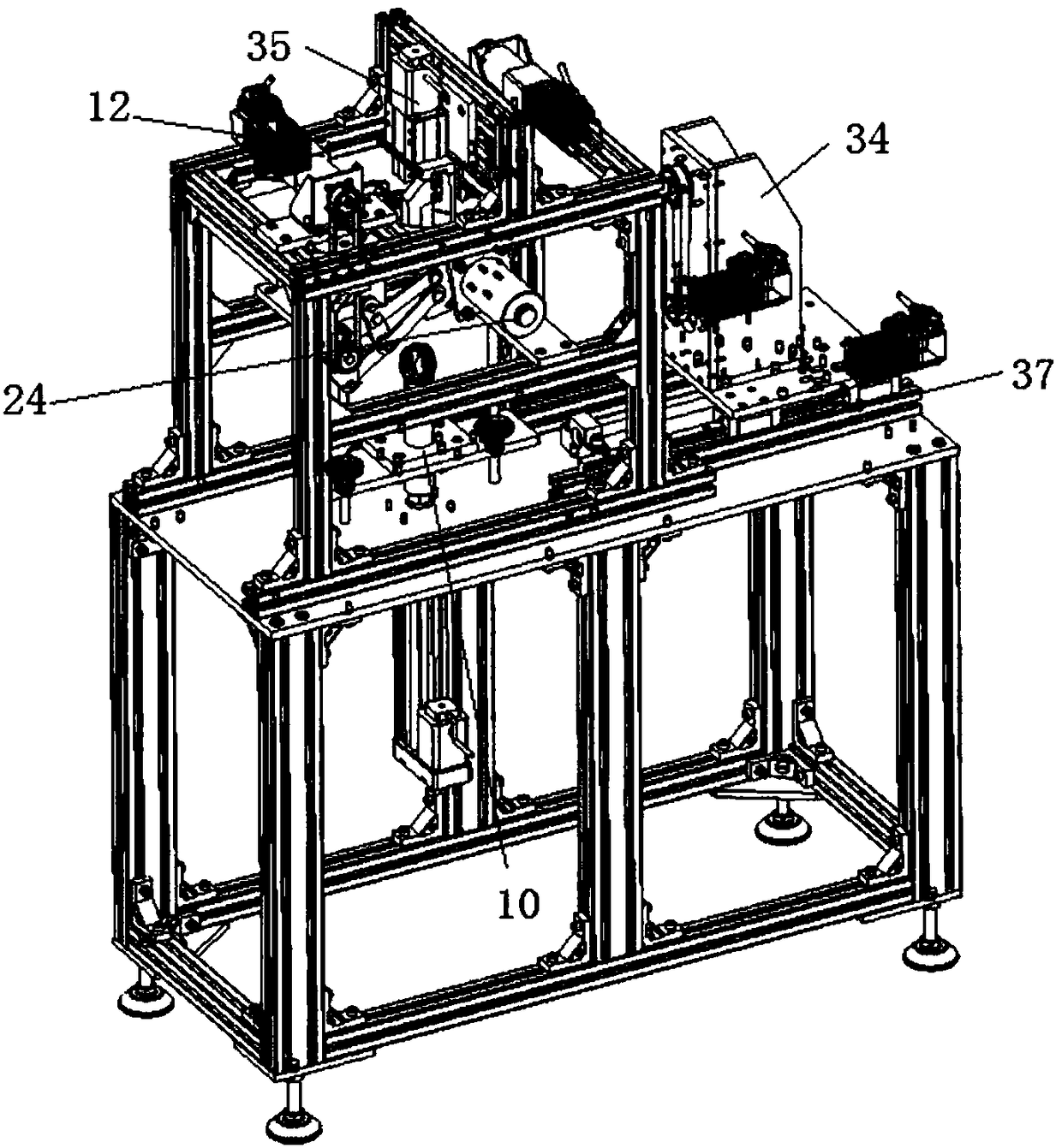 Manipulator for shelling walnuts