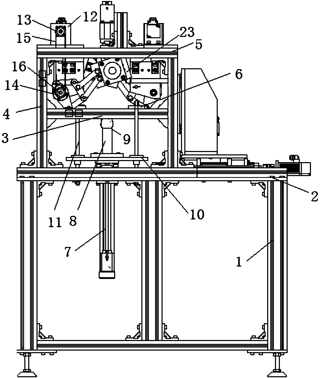 Manipulator for shelling walnuts