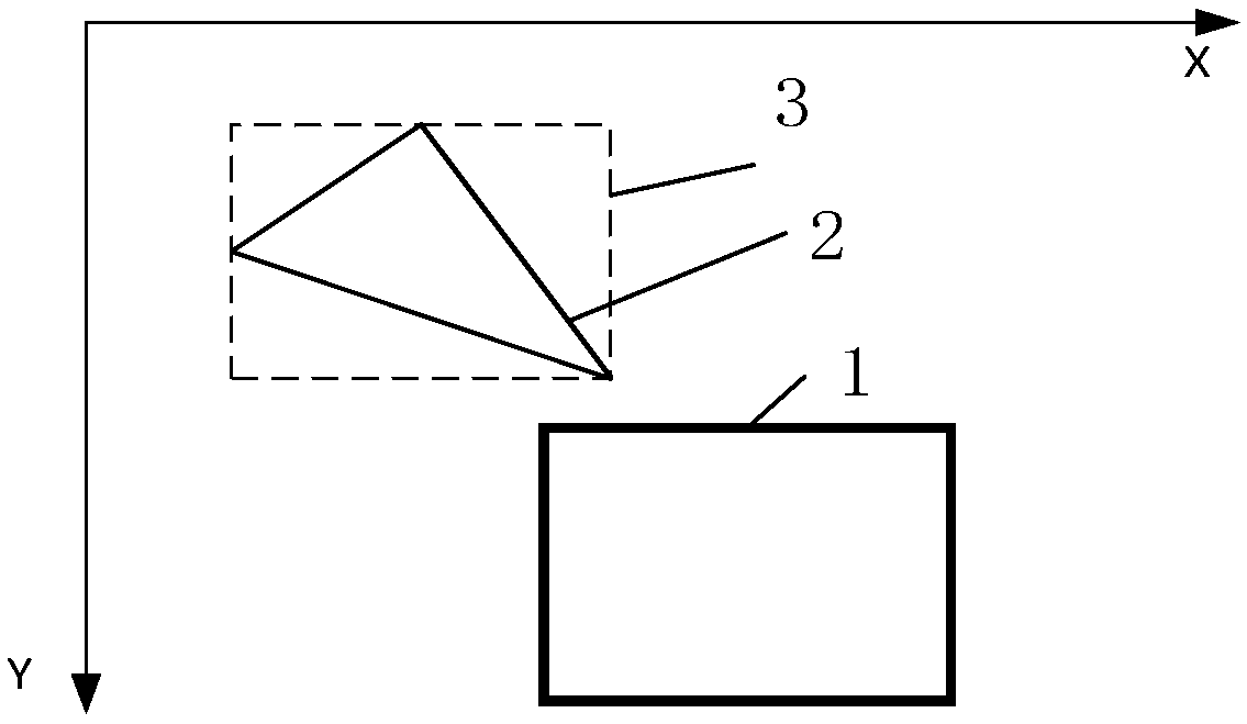 Polygon graphic element cutting method based on a bounding box, computer-readable storage medium, electronic device