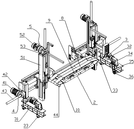 Joint-free crawler jaw type vulcanizing machine and working method thereof