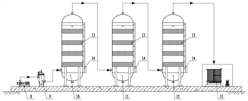 Membrane concentrated solution harmless treatment system and method