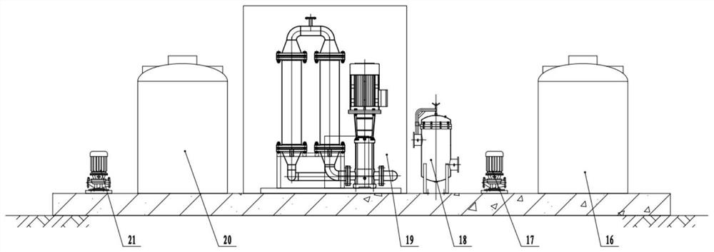 Membrane concentrated solution harmless treatment system and method