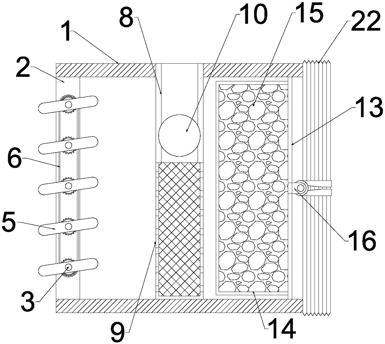 Vehicle-mounted clamped-type externally-arranged purifying device of air conditioning system