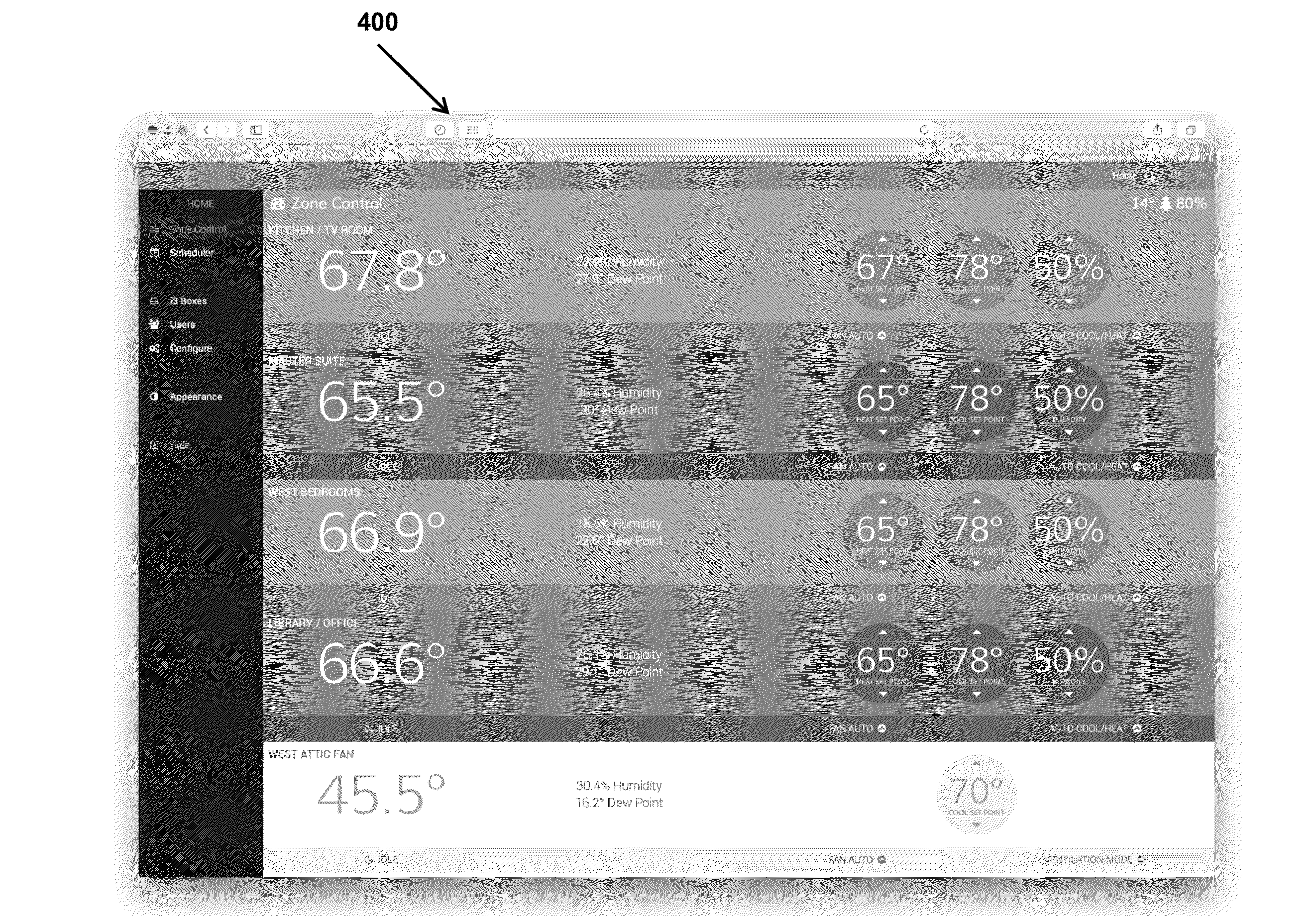 Cloud computing enabled building control system and method