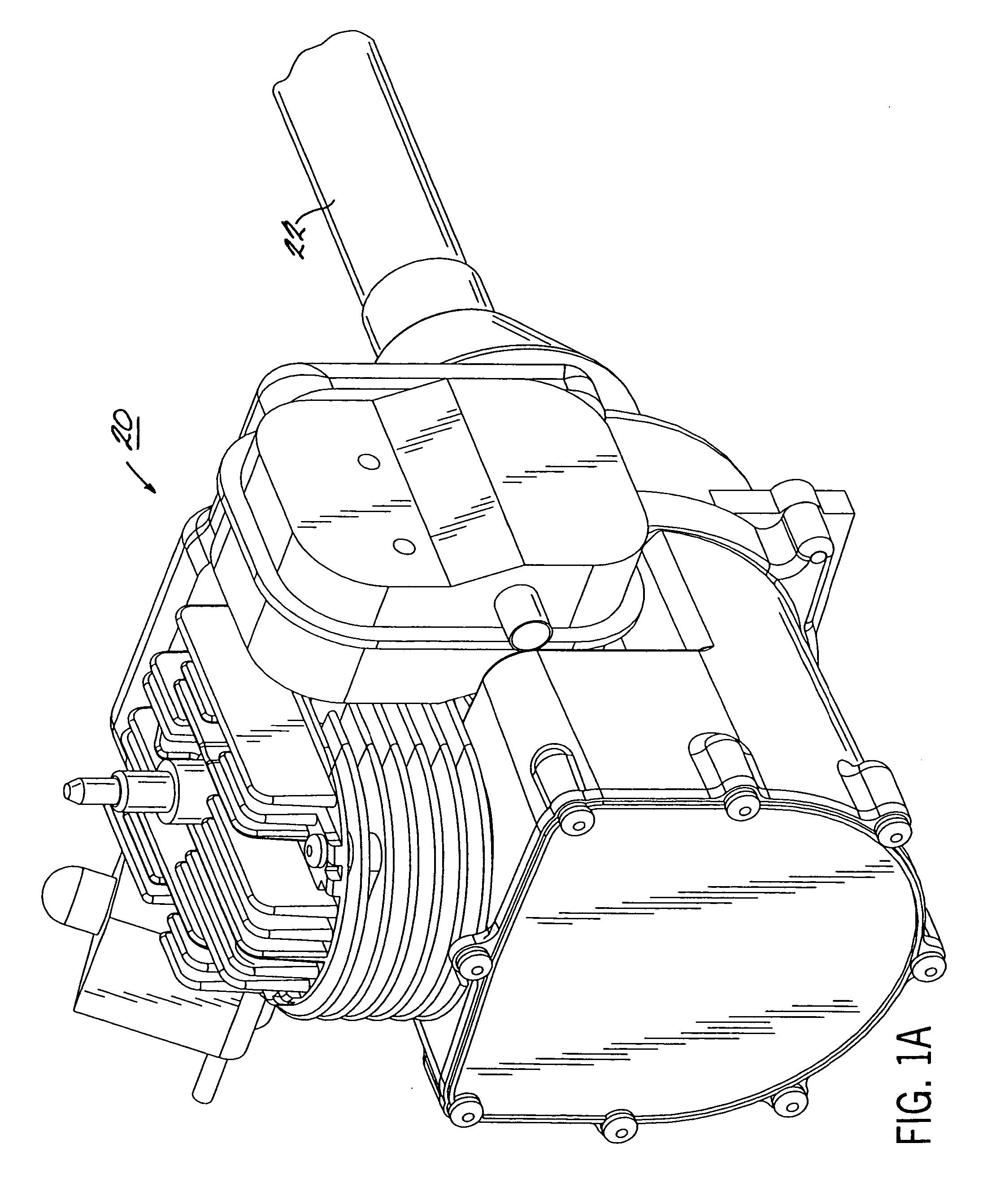 Four-stroke internal combustion engine