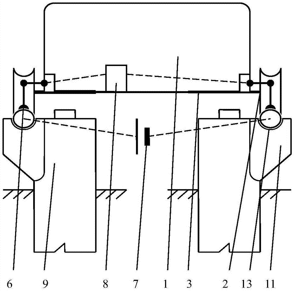 Rail loop power supply vehicle