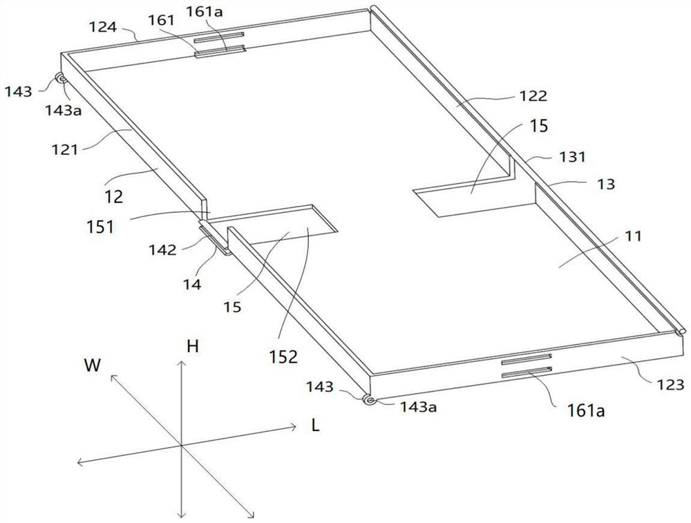 Method for assembling battery frame, battery module, battery pack and battery module