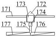 Water-gas separation device for concentrated feed processing