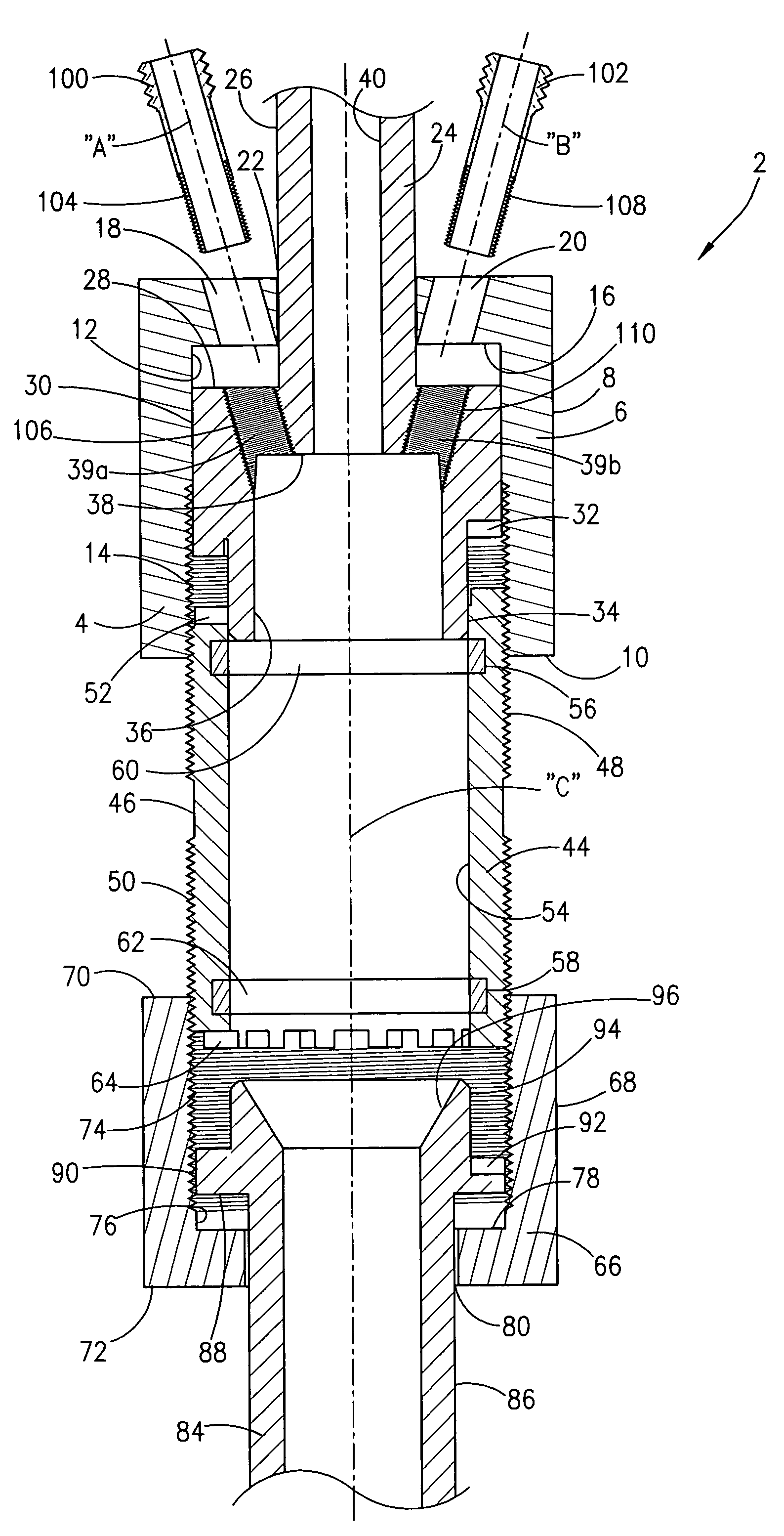 Side entry apparatus and method