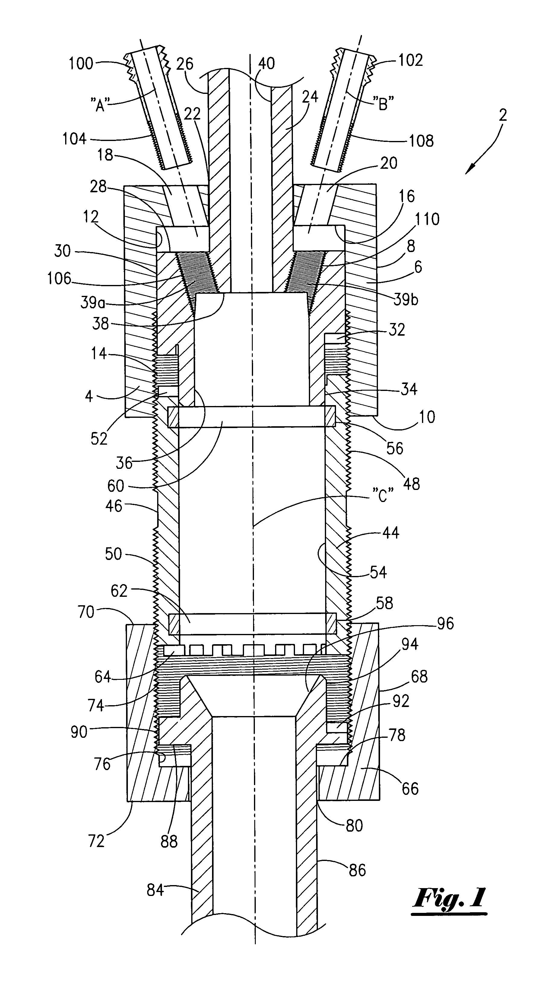 Side entry apparatus and method