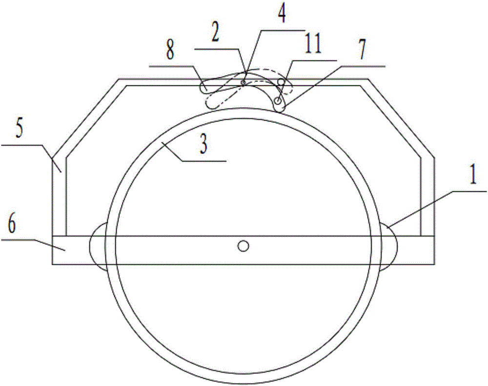 Continuous flipping vibration device of screening barrel