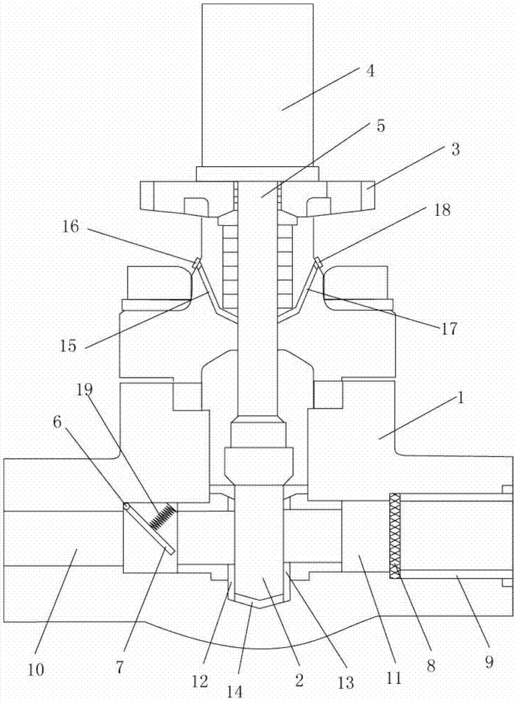 Hydraulic cast steel sluice valve