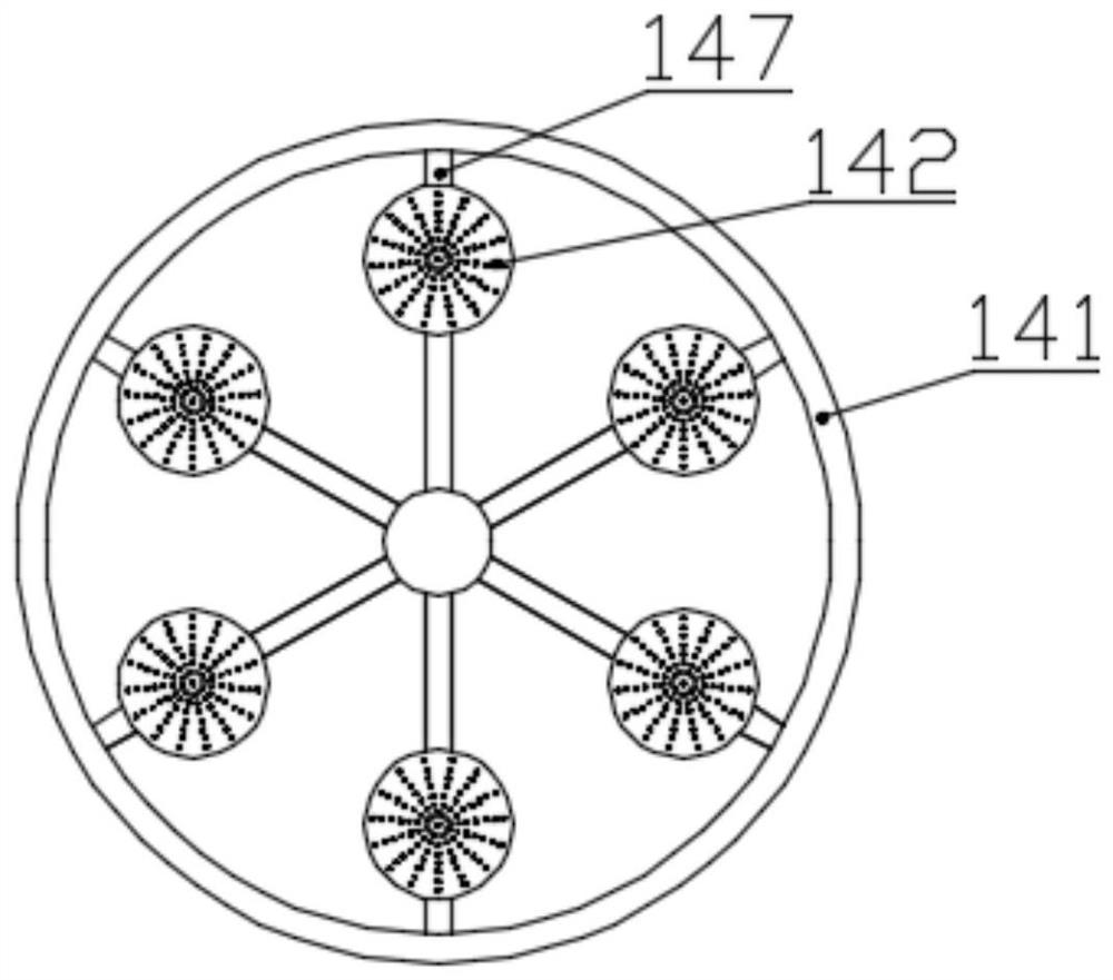 A municipal garden irrigation and fertilization device