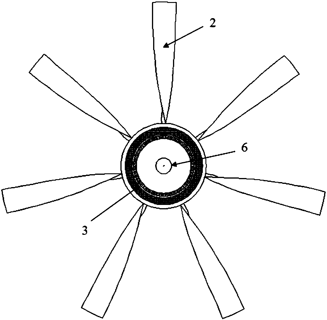 Marine turbine rim power dragged podded propeller