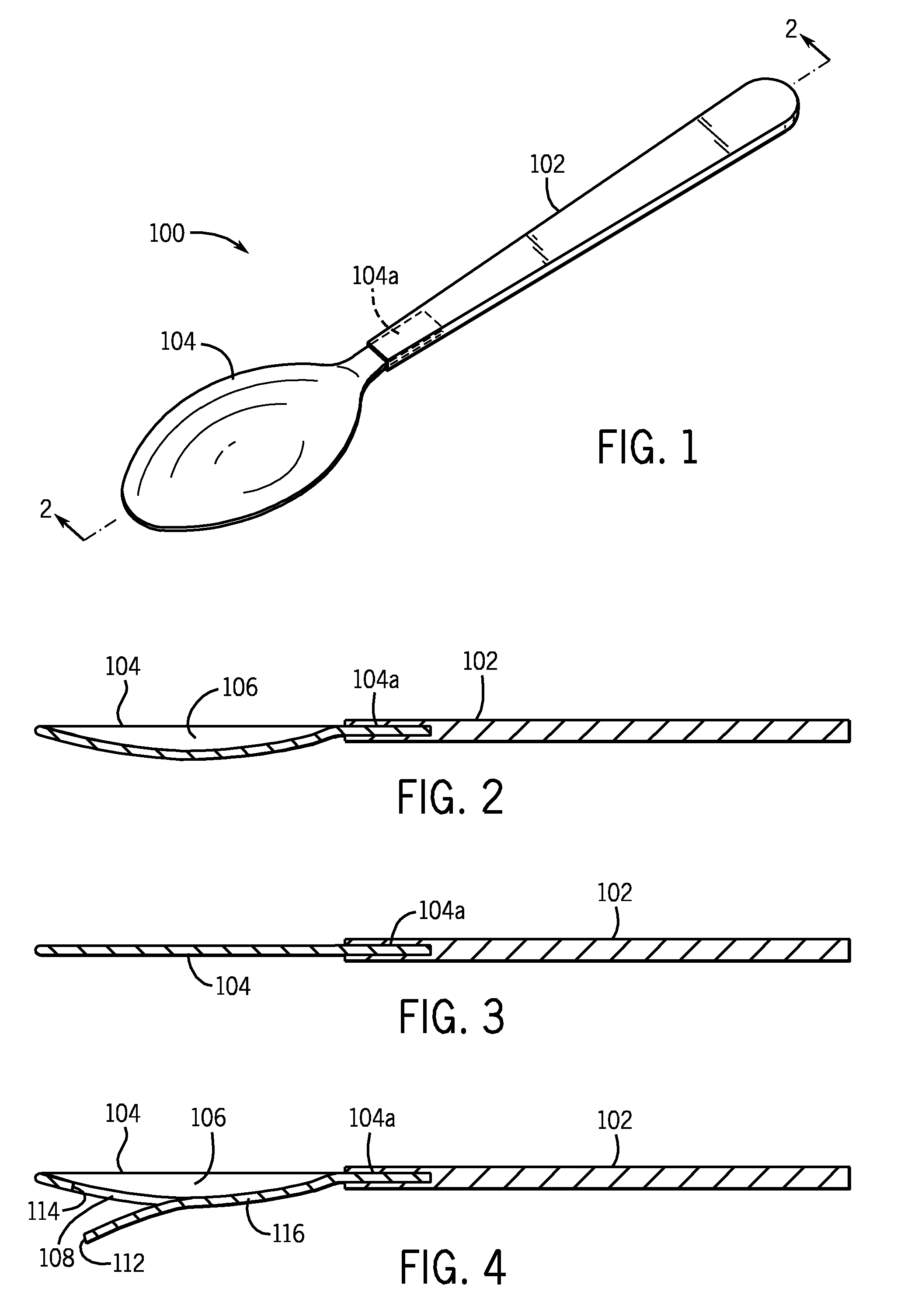 Shape memory safety utensil