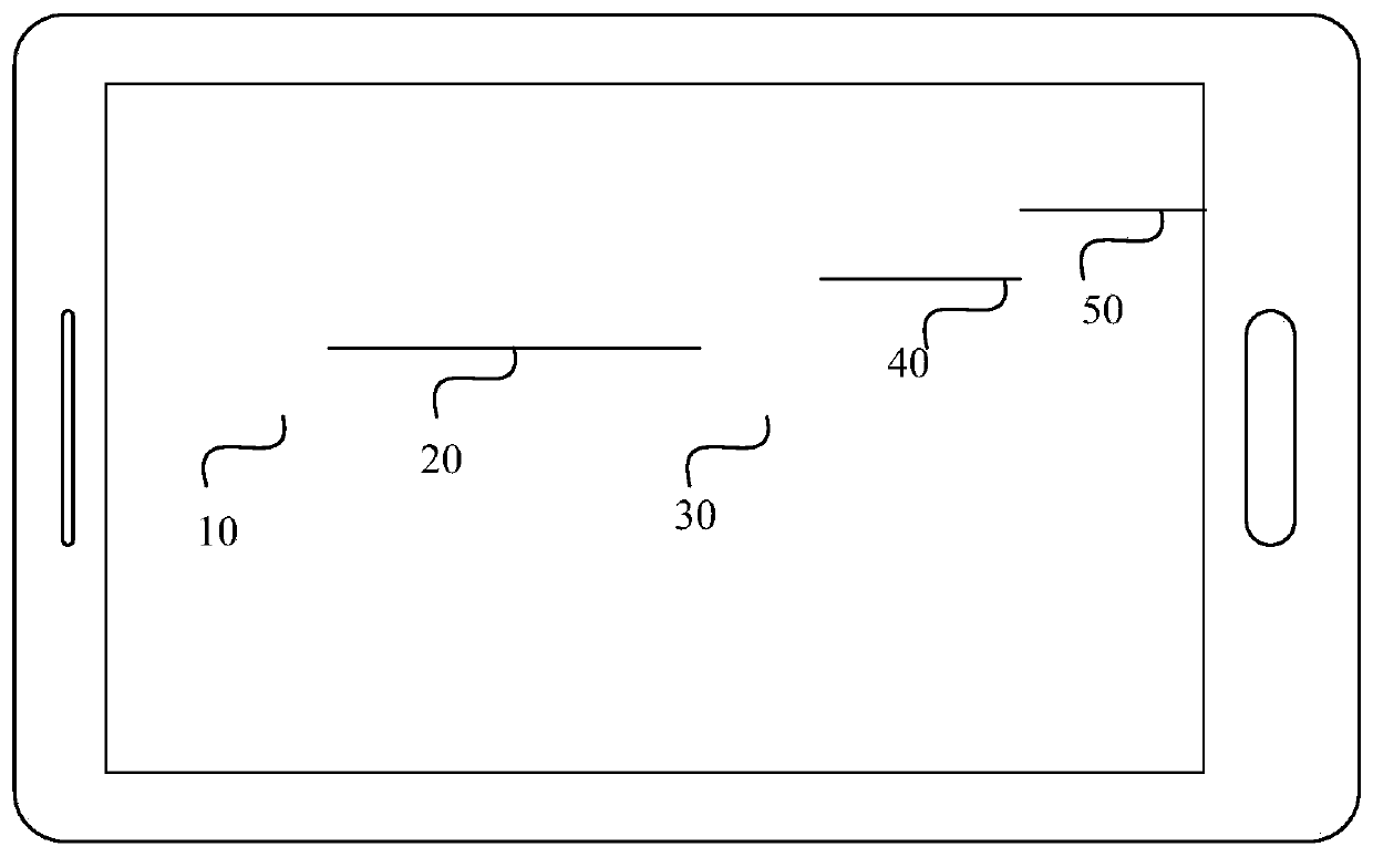 Music information display method and device, equipment and storage medium