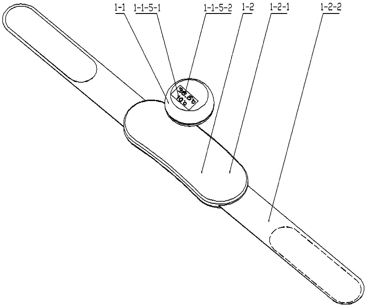 Cold-compress ice belt with function of monitoring body temperature of human body in real time