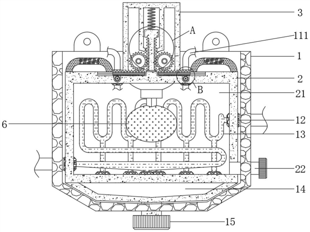 Range hood gas cooling and deoiling device