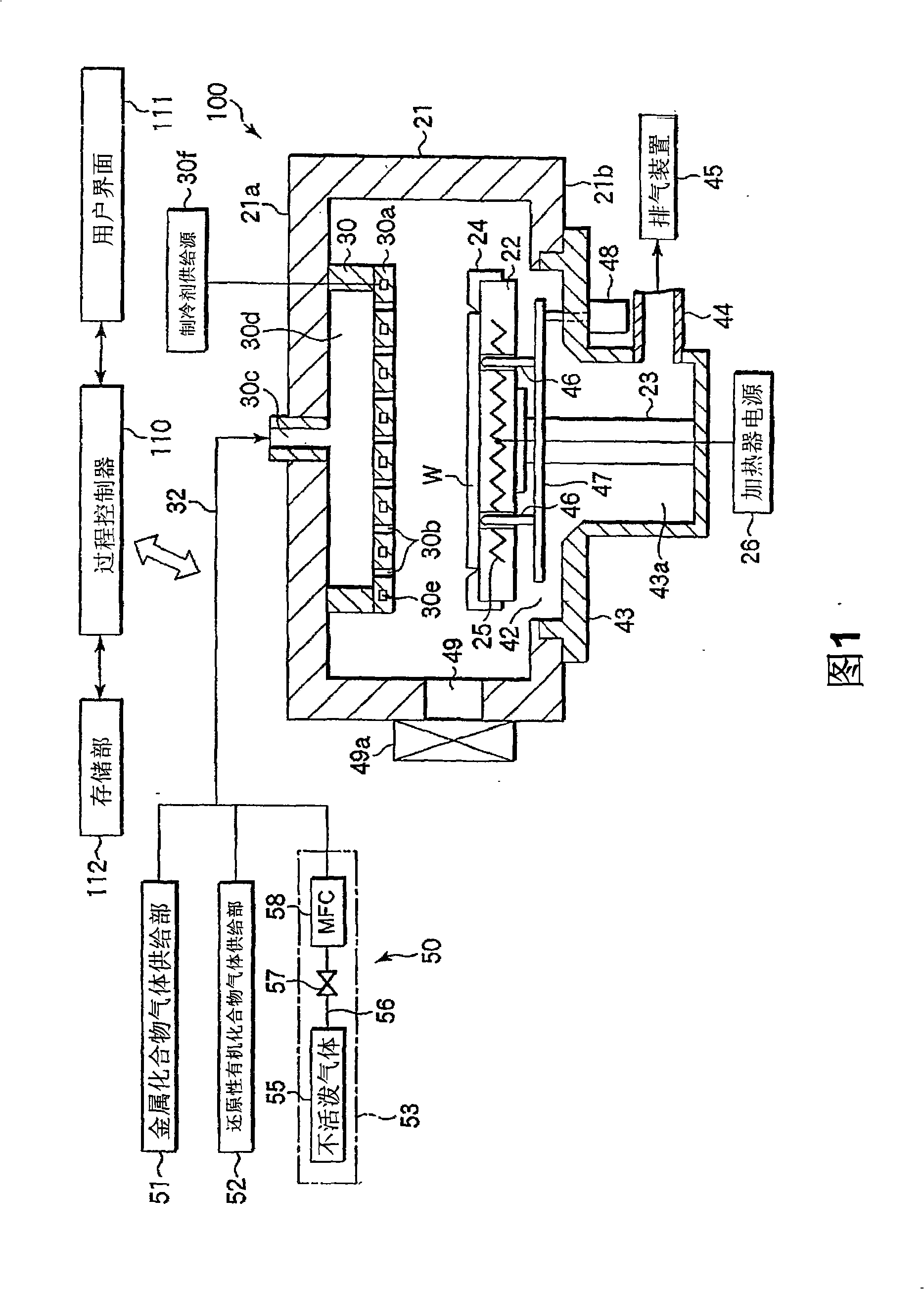 Cvd film forming method and cvd film forming apparatus