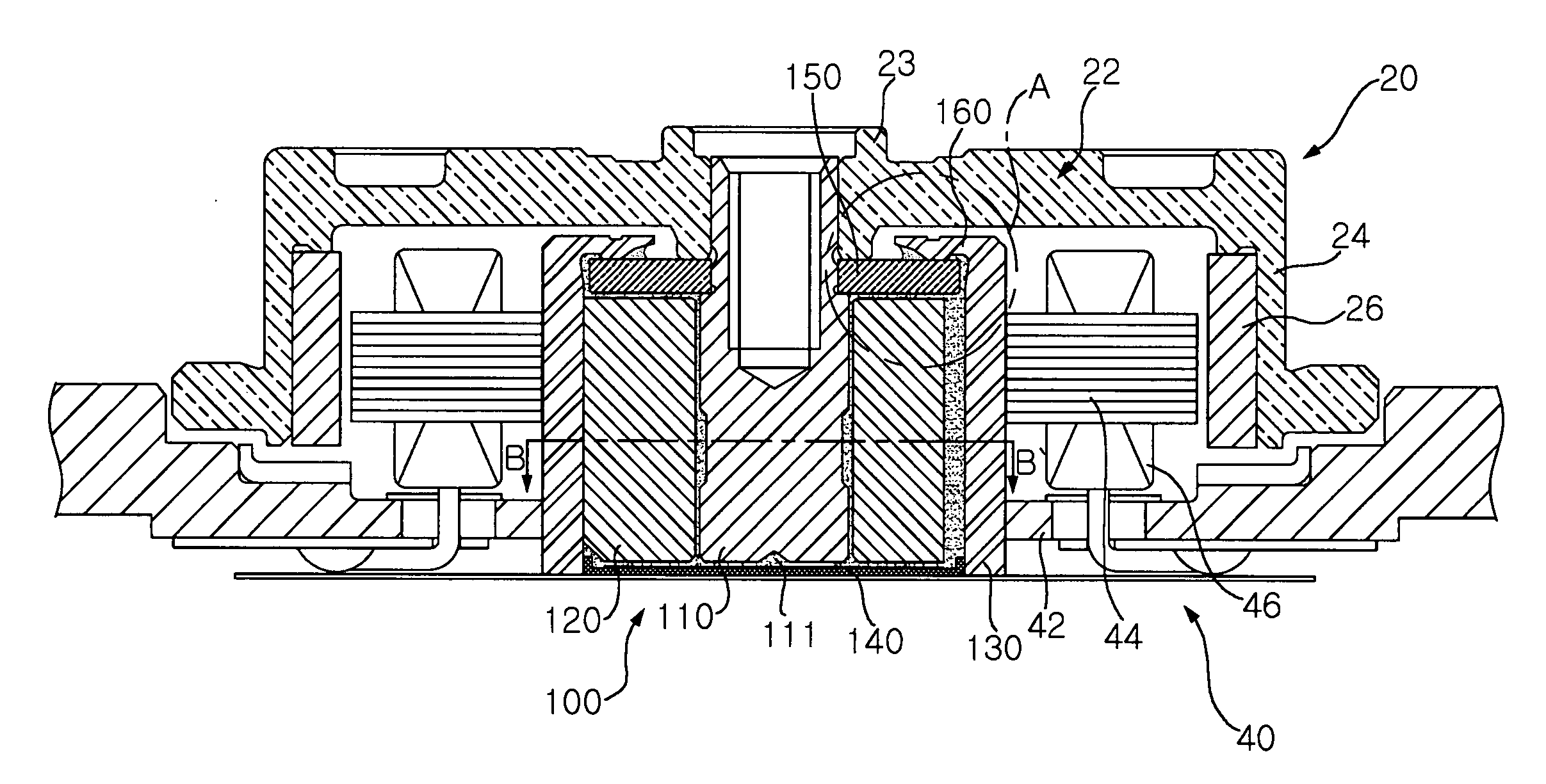 Fluid dynamic bearing assembly and motor having the same