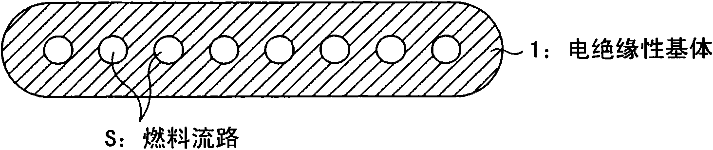 Lateral-striped solid-oxide fuel cell