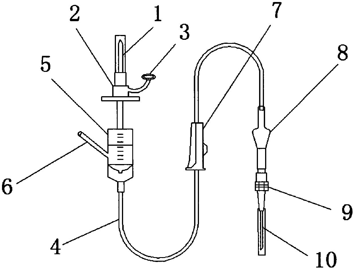 Anti-infection pediatric nursing infusion device