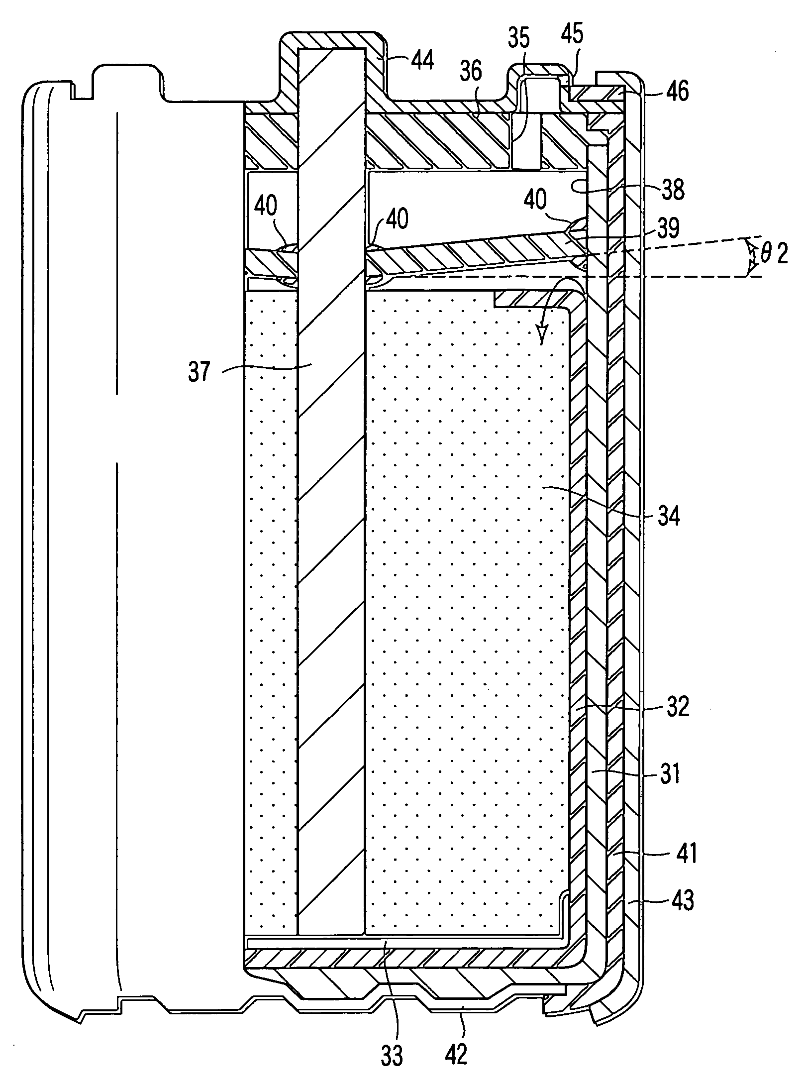 Aqueus electrolytic solution primary battery