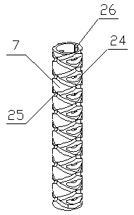 A dust collection and dedusting device for building construction ground