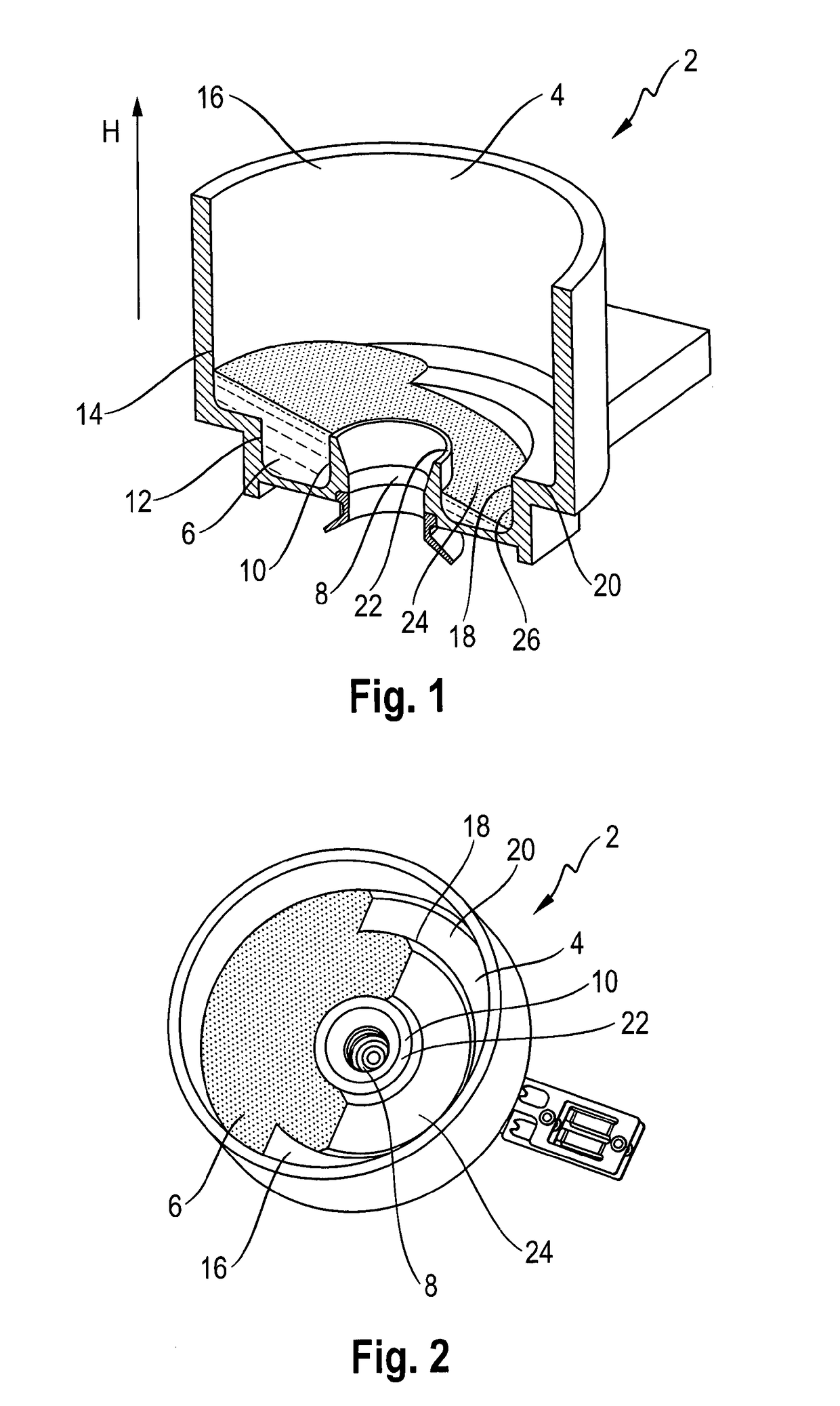 Fluid reservoir for an aerosol generator and aerosol generator comprising the fluid reservoir