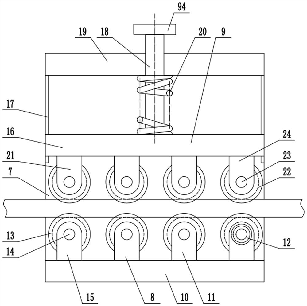 A kind of steel casing machine