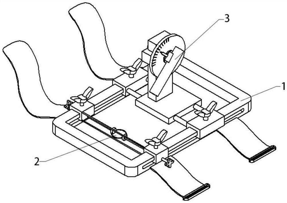 High-precision three-dimensional fixed-point directional auxiliary device for vertebral pedicle puncture