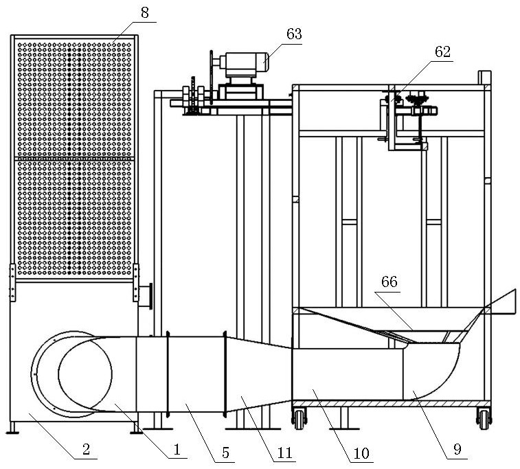 A dust collector for a plastic spraying machine