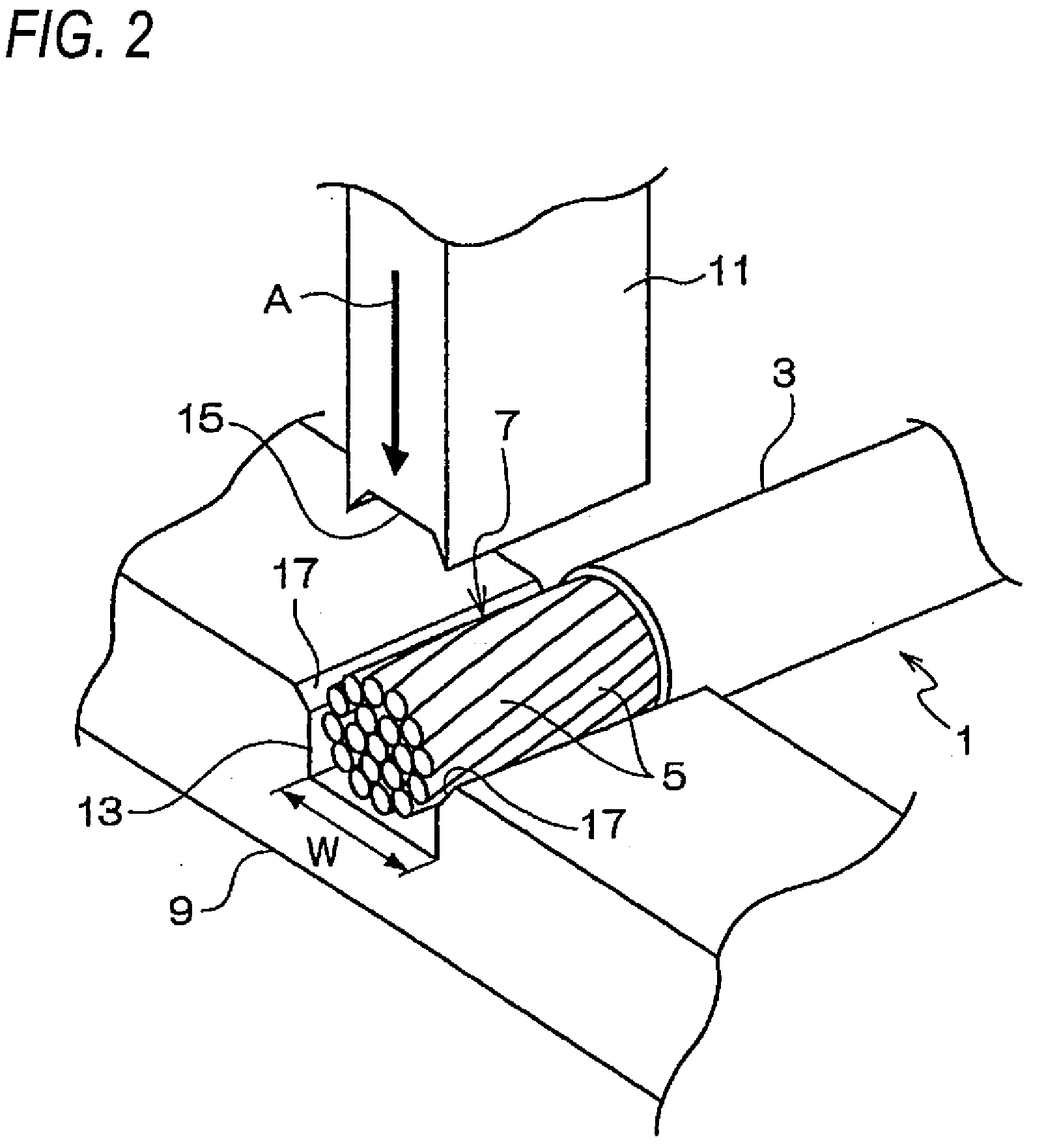 Ultrasonic bonding method of electric wire