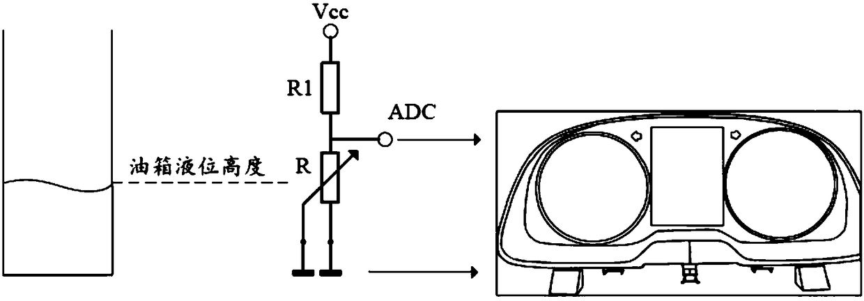 Oil quantity detection method