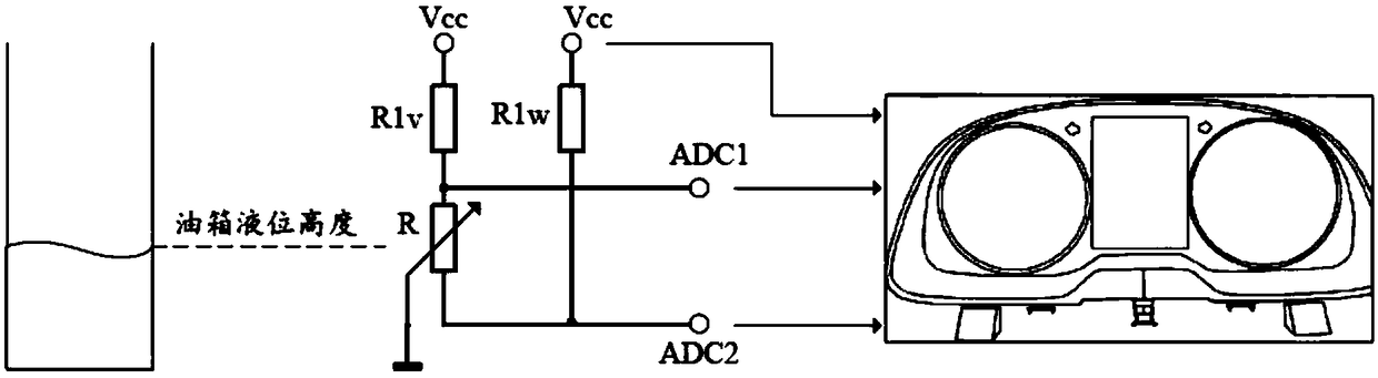 Oil quantity detection method