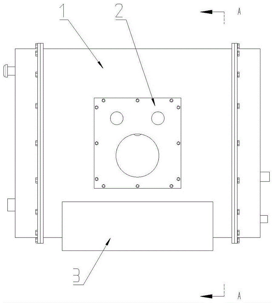 A sealed tank using noise to measure vibration