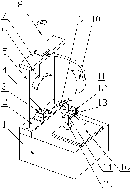 Welding device for kettle spout