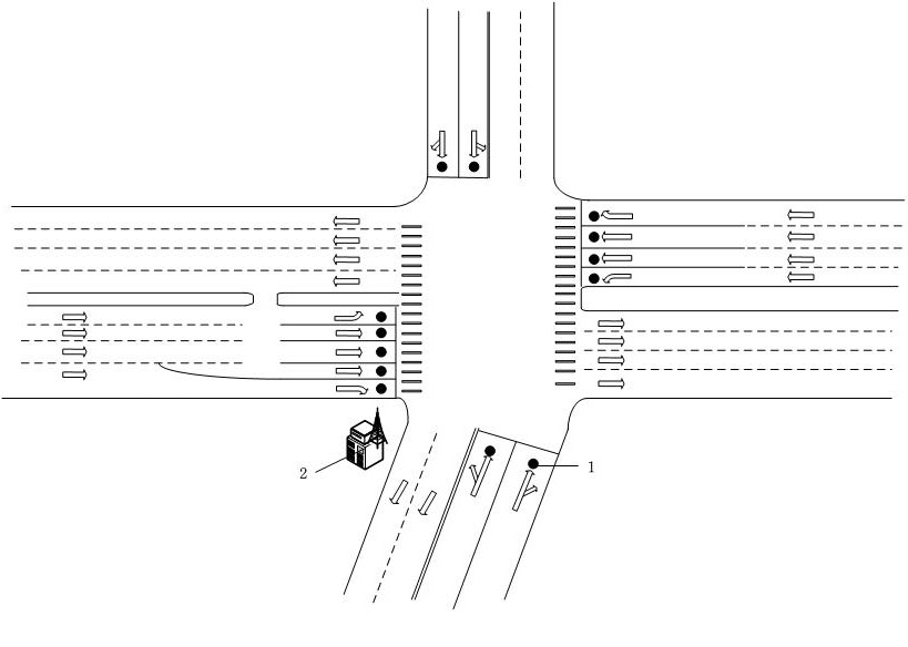 Geomagnetic detection-based self-organizing intelligent signal control method