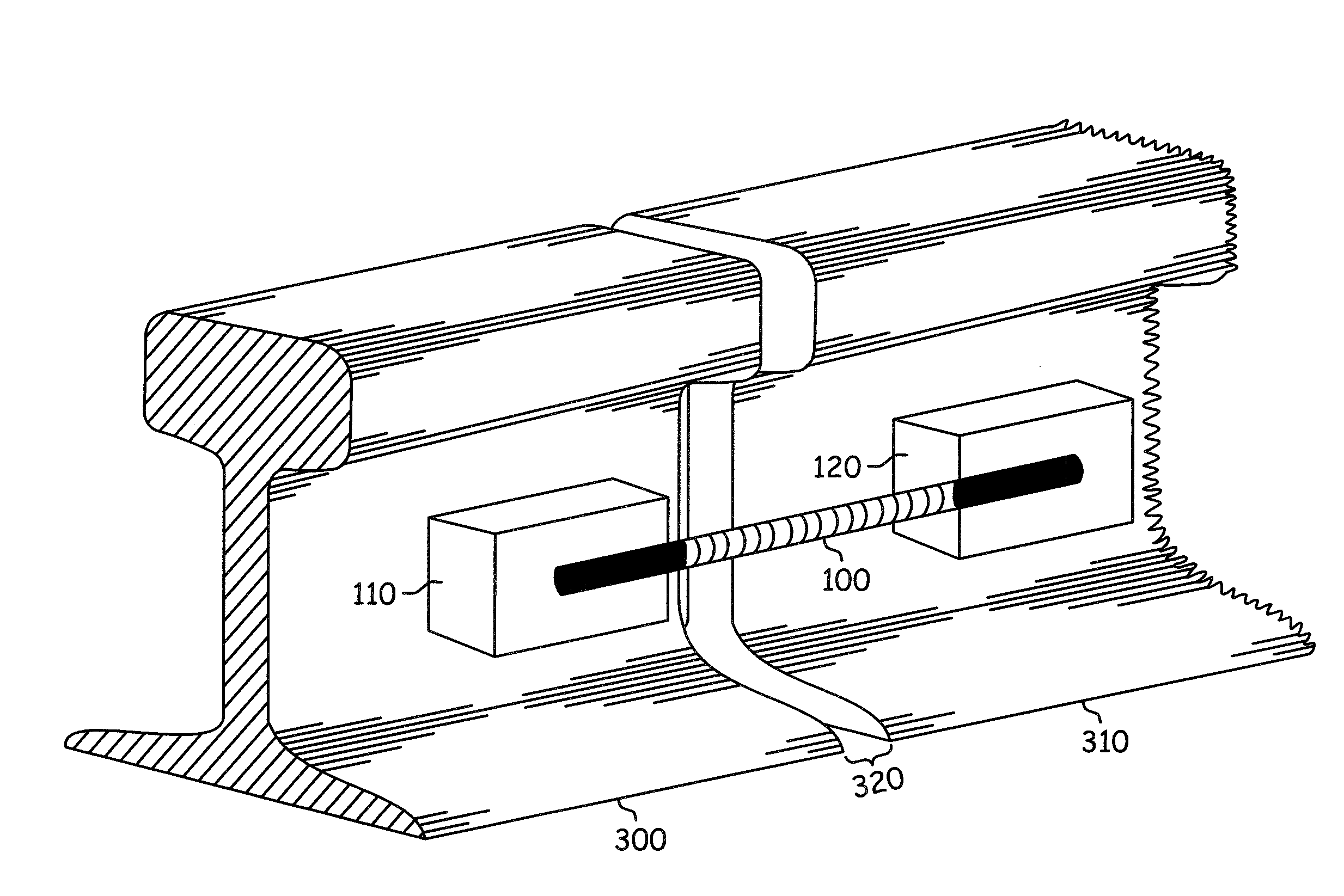 Magnetic rail bond