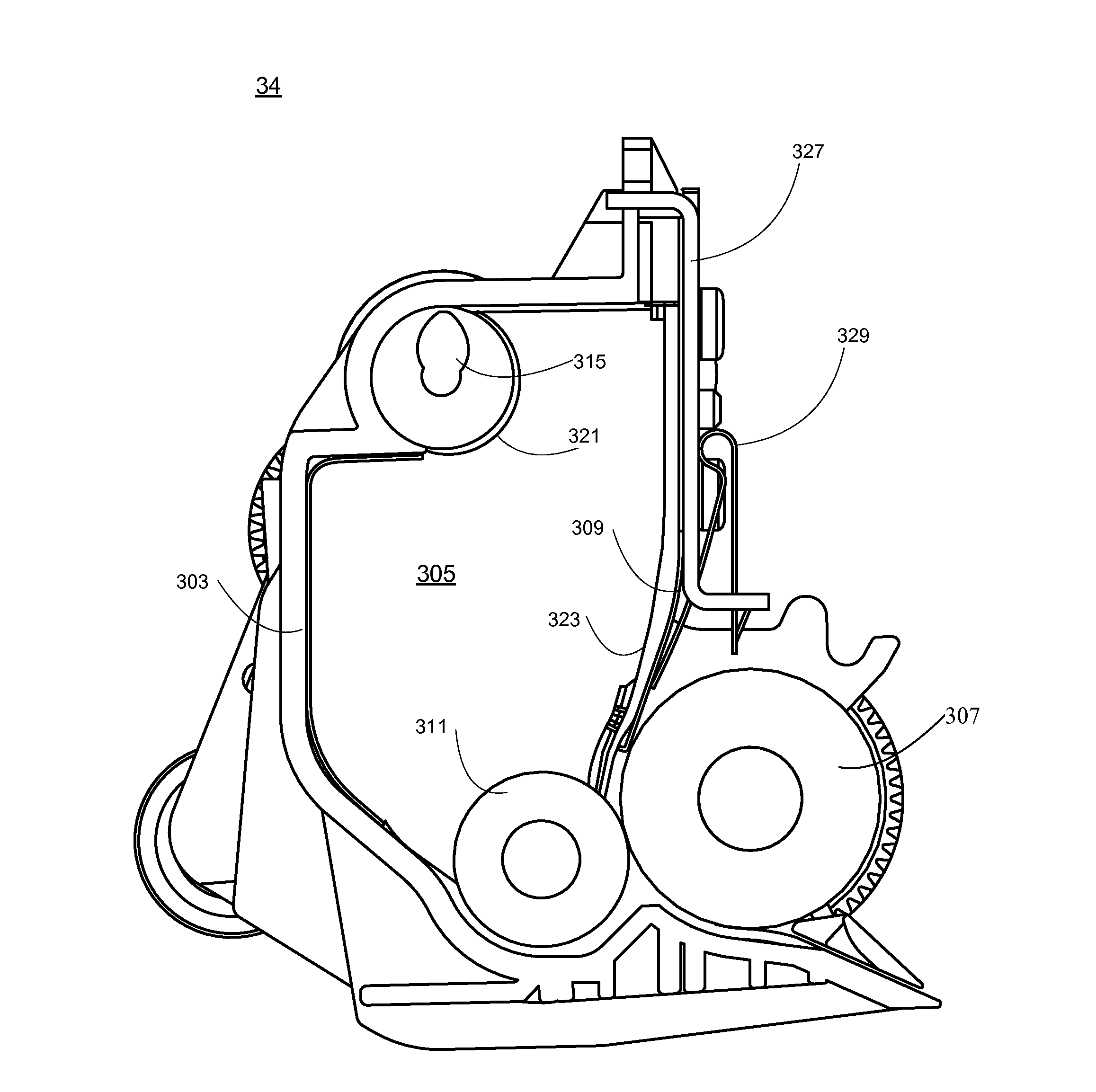 Bias Member for the Doctor Blade of the Developer Unit in an Imaging Device