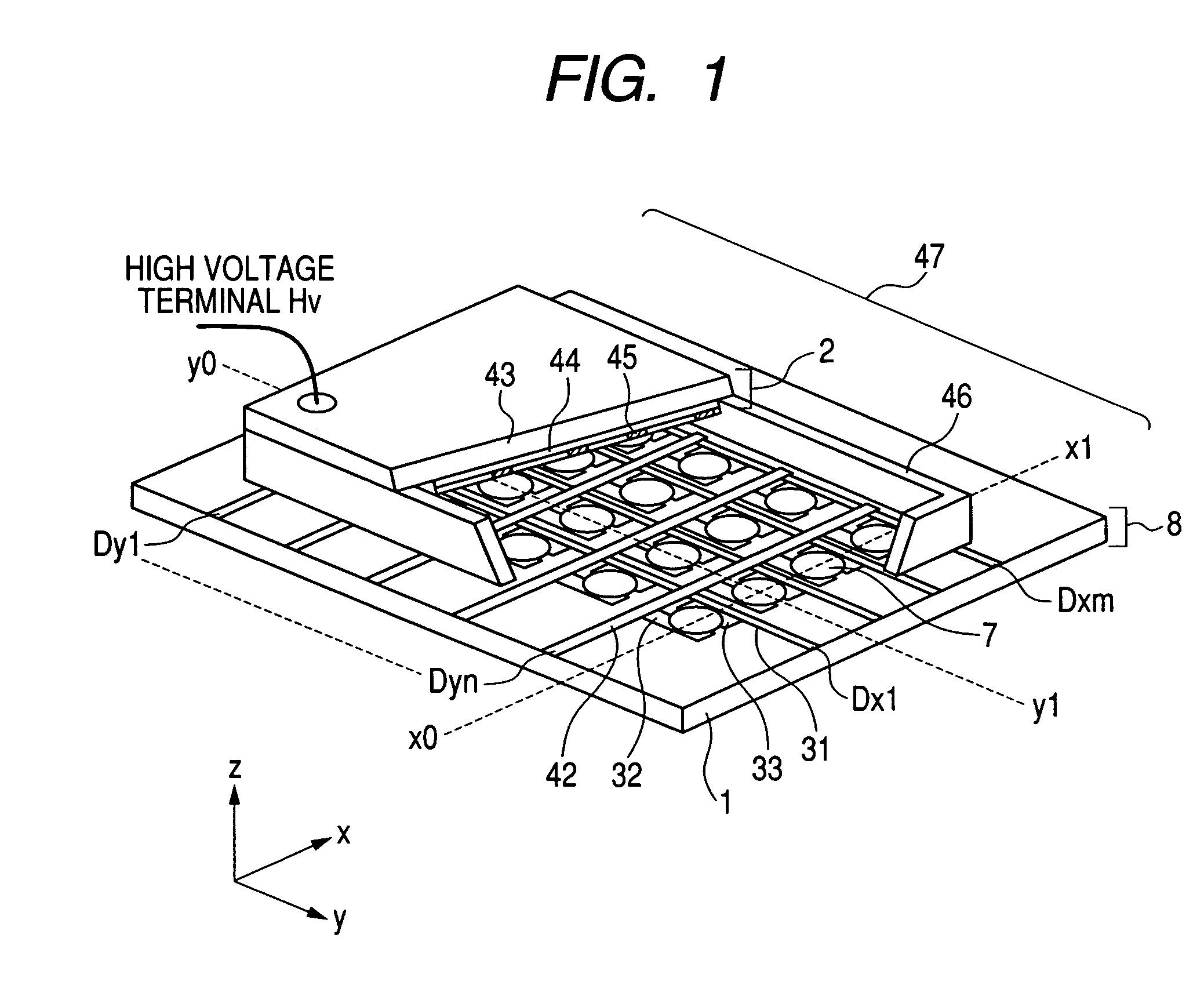 Image forming apparatus with reduced loss of electron source caused by the inert gas