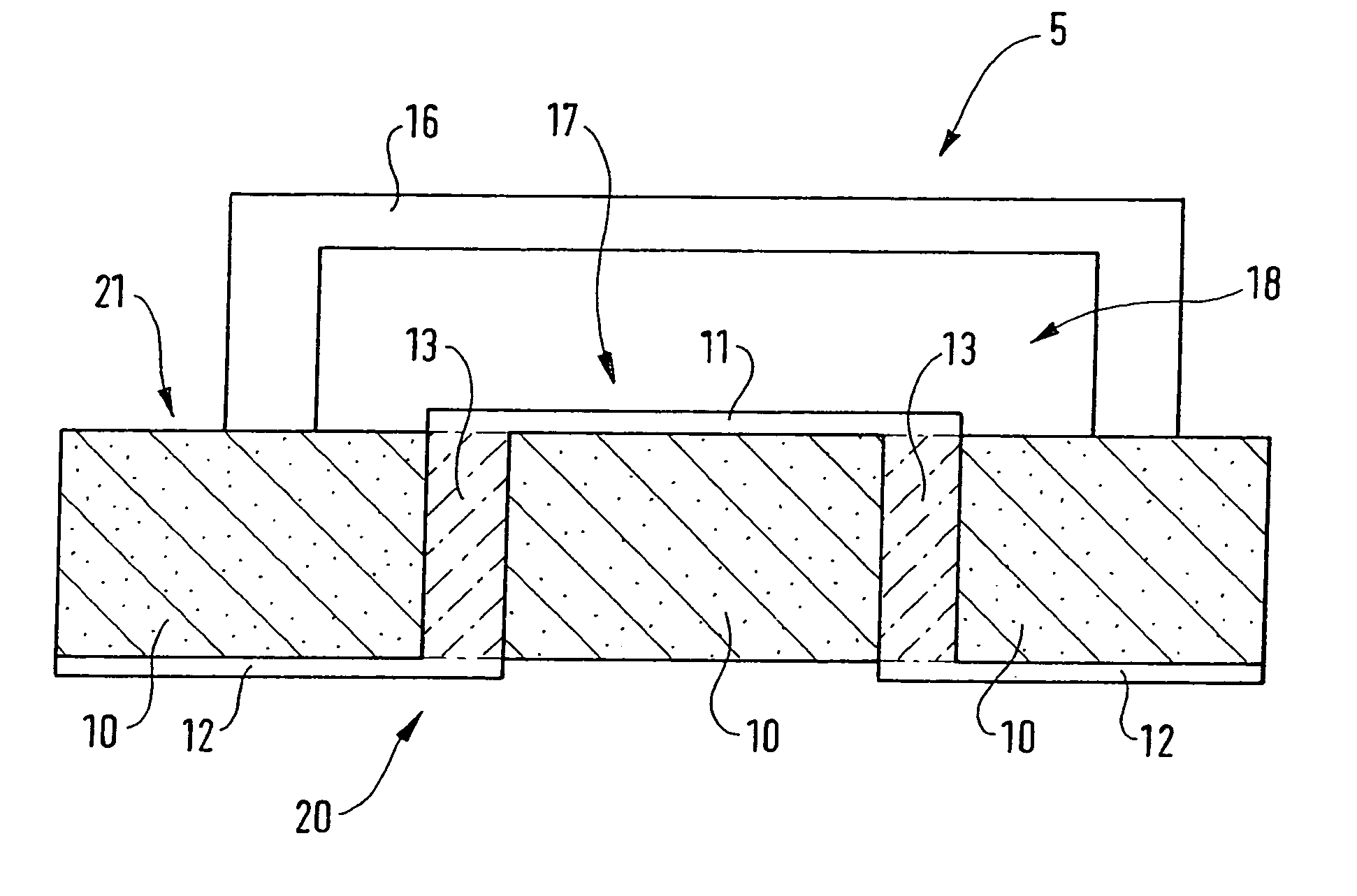 Electrical system, especially a microelectronic or microelectromechanical high frequency system